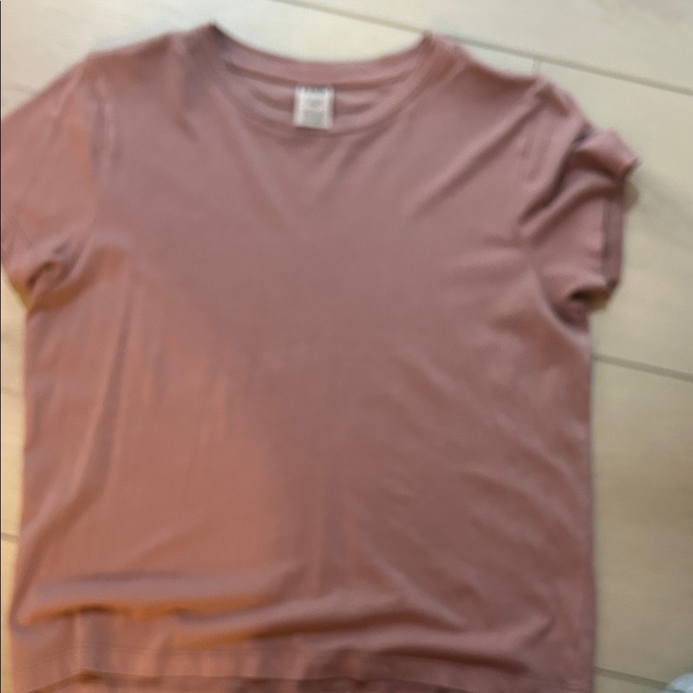 PINK Victoria's Secret Dusty Rose Short Sleeve Tee